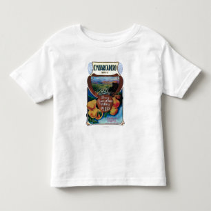 T-shirt Pour Les Tous Petits San Jose, étiquette de poire de