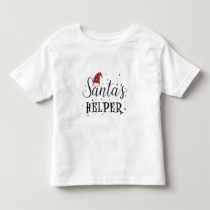 T-shirt Pour Les Tous Petits santas helper joli jour férié
