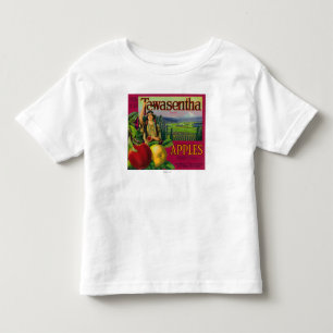 T-shirt Pour Les Tous Petits Saumon blanc, Washington - Tawasentha Apple Labe