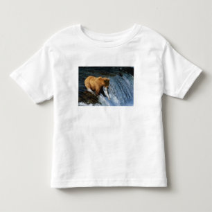 T-shirt Pour Les Tous Petits Saumon Brown de l'Alaska à Brooks