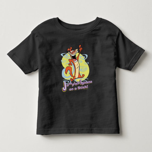 T-shirt Pour Les Tous Petits Sauter Igauna sur une bâche!™ (Devant)