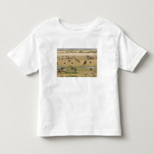 T-shirt Pour Les Tous Petits Sauvages, zèbres et girafes