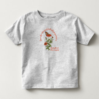 T-shirt Pour Les Tous Petits Sauver la population de papillons monarques