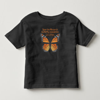 T-shirt Pour Les Tous Petits Sauver la population de papillons monarques