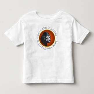 T-shirt Pour Les Tous Petits Sauvez les gorilles