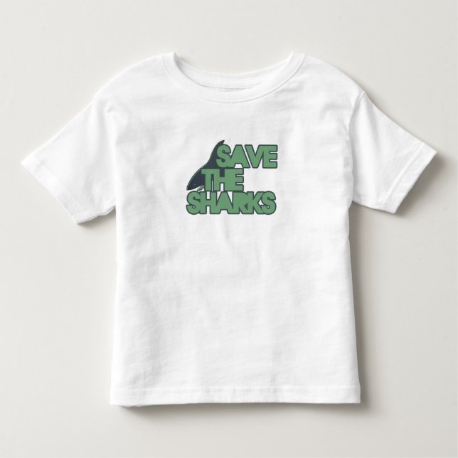 T-shirt Pour Les Tous Petits Sauvez les requins (Devant)