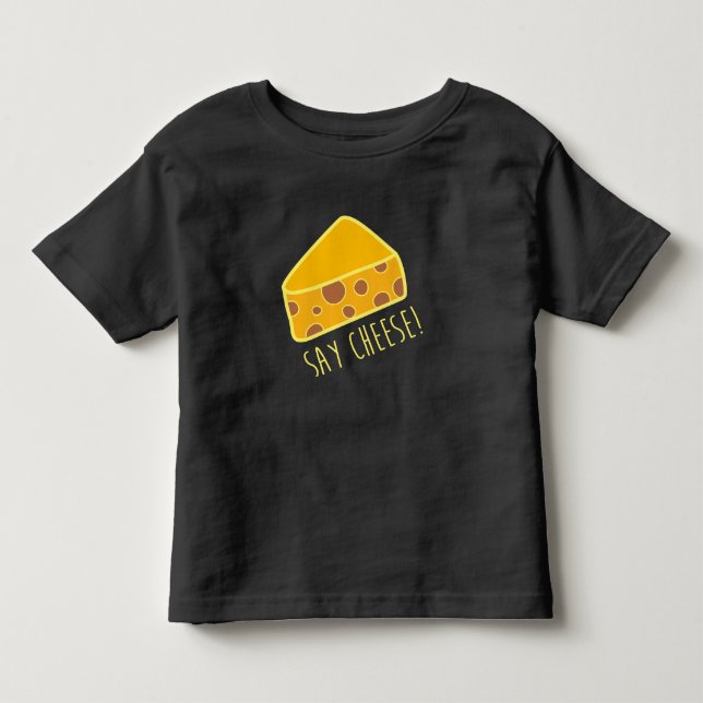 T-shirt Pour Les Tous Petits Say Cheese tee-shirt (Devant)