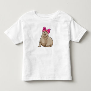 T-shirt Pour Les Tous Petits Sceau avec ruban