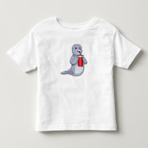 T-shirt Pour Les Tous Petits Sceau avec tasse à boire
