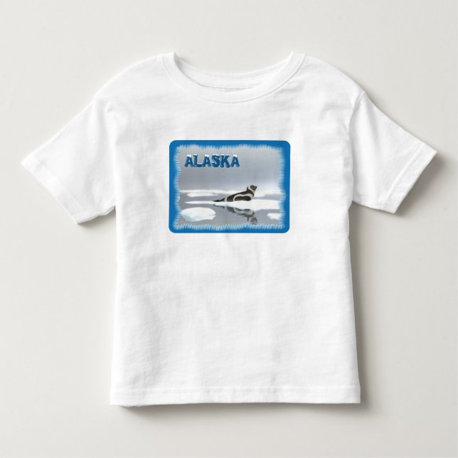 T-shirt Pour Les Tous Petits Sceau De Ruban Sur Glace (Devant)