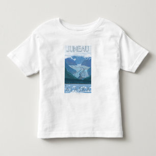T-shirt Pour Les Tous Petits Scène de glacier - Juneau, Alaska
