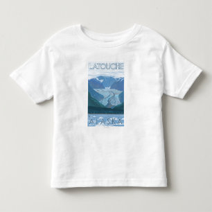 T-shirt Pour Les Tous Petits Scène de glacier - Latouche, Alaska