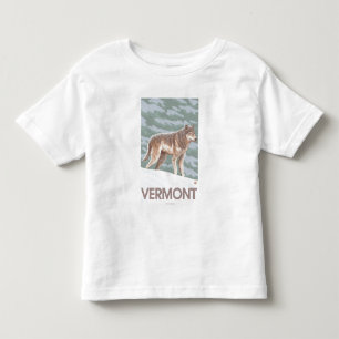 T-shirt Pour Les Tous Petits Scène de VermontWolf