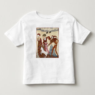 T-shirt Pour Les Tous Petits Scène médiévale par Georges Barbier