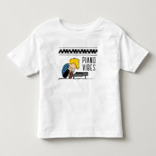 T-shirt Pour Les Tous Petits Schroeder Charlie Musique Brown