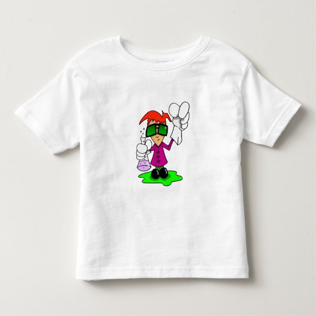 T-shirt Pour Les Tous Petits Scientifique fou de Lil (Devant)