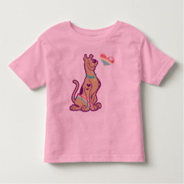 T-shirt Pour Les Tous Petits Scooby-Doo arc-en-ciel