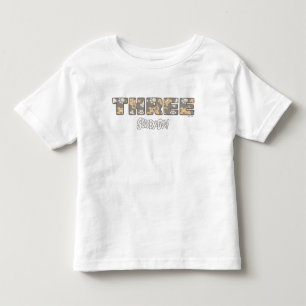 T-shirt Pour Les Tous Petits Scooby-Doo Troisième anniversaire