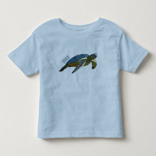 T-shirt Pour Les Tous Petits Sea turtle cartoon