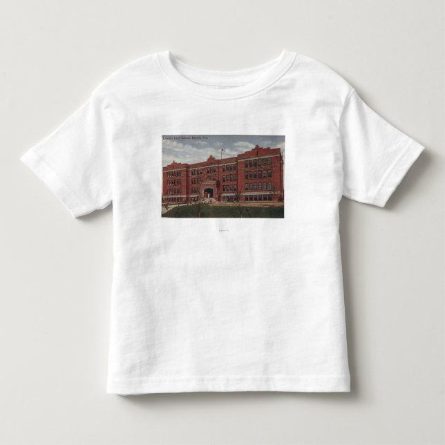 T-shirt Pour Les Tous Petits Seattle, lycée de WALincoln (Devant)