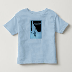 T-shirt Pour Les Tous Petits Sécurité Sasquatch