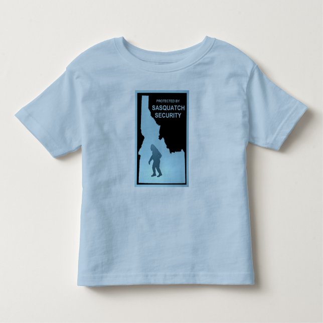 T-shirt Pour Les Tous Petits Sécurité Sasquatch (Devant)