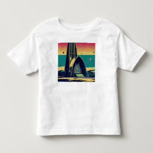 T-shirt Pour Les Tous Petits SF Église futuriste 3