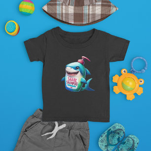 T-shirt Pour Les Tous Petits Shampooing joyeux pour requins