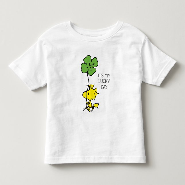 T-shirt Pour Les Tous Petits Shamrock de transport de bois (Devant)