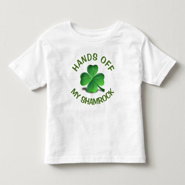 T-shirt Pour Les Tous Petits Shamrock drôle de vert de jour de Patricks de (Devant)