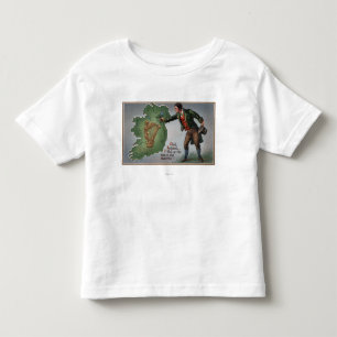 T-shirt Pour Les Tous Petits Shamrocks de offre d'Irlandais vers l'Irlande