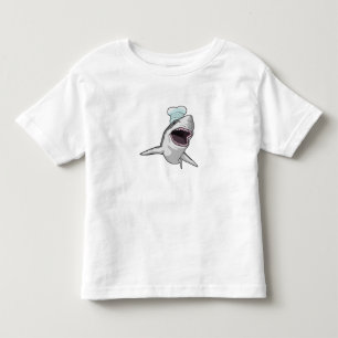 T-shirt Pour Les Tous Petits Shark as Cook