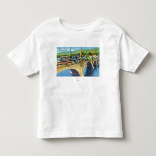 T-shirt Pour Les Tous Petits Shelburne tombe pont des fleurs