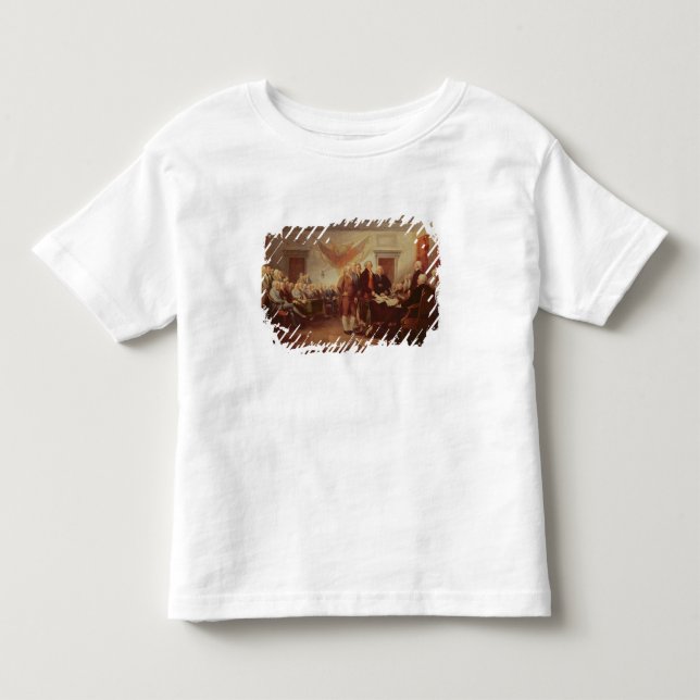 T-shirt Pour Les Tous Petits Signature de la déclaration d'indépendance, 4ème (Devant)
