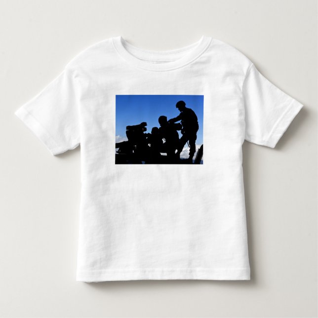 T-shirt Pour Les Tous Petits Silhouette des soldats (Devant)