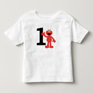T-shirt Pour Les Tous Petits Simple Elmo 1er anniversaire