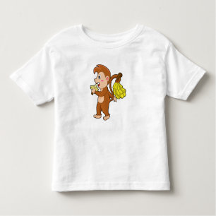 T-shirt Pour Les Tous Petits Singe avec bananes