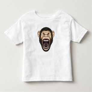 T-shirt Pour Les Tous Petits Singe avec poils noirs