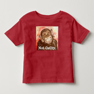 T-shirt Pour Les Tous Petits Singe coupable