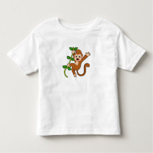 T-shirt Pour Les Tous Petits Singe dans la jungle