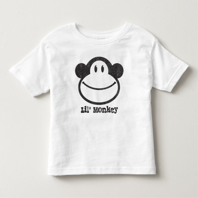 T-shirt Pour Les Tous Petits Singe de Lil (Devant)