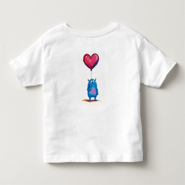 T-shirt Pour Les Tous Petits Skis High (Dos)