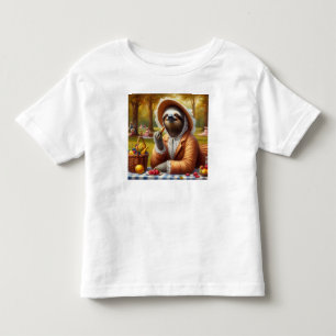 T-shirt Pour Les Tous Petits Sloth Picnic