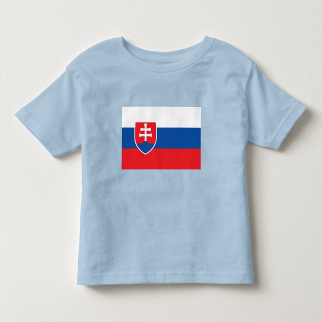 T-shirt Pour Les Tous Petits Slovakia Flag (Devant)