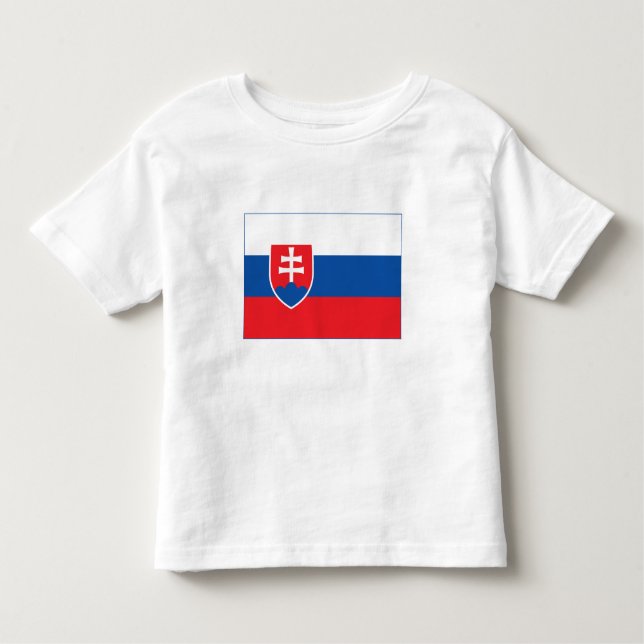 T-shirt Pour Les Tous Petits Slovakia Flag (Devant)