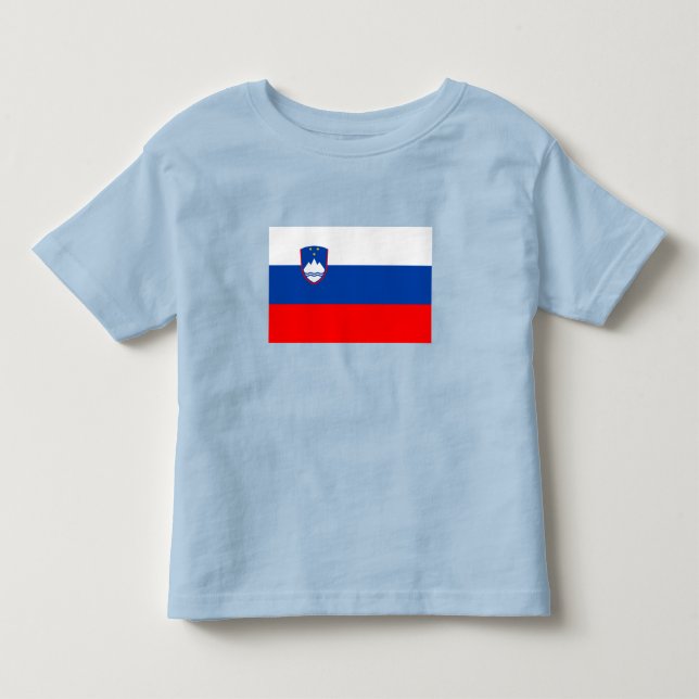T-shirt Pour Les Tous Petits Slovenia Flag (Devant)