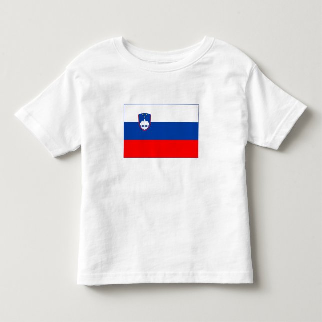 T-shirt Pour Les Tous Petits Slovenia Flag (Devant)