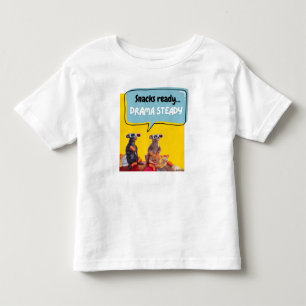 T-shirt Pour Les Tous Petits Snacks Ready, Drama Steady