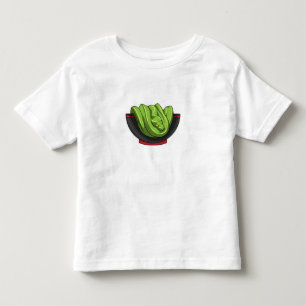 T-shirt Pour Les Tous Petits Snake avec Ramen Bowl