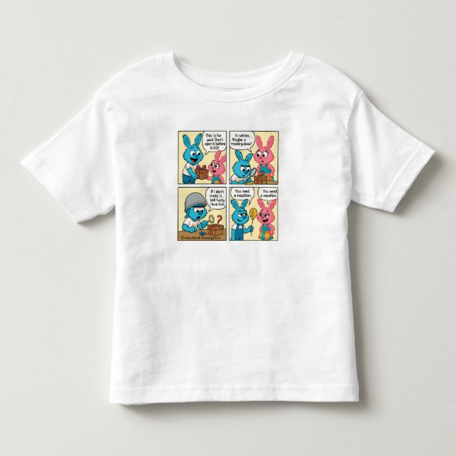 T-shirt Pour Les Tous Petits Snibbi & Snibbo Cartoon Comics Shirt (Devant)